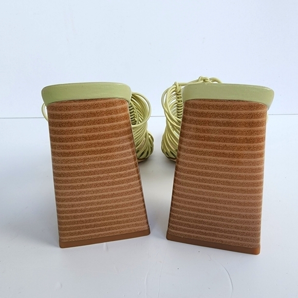 NEW Sam Edelman Laurette Light Green Block Heel Mule Sandal Size 6.5 - Picture 9 of 13